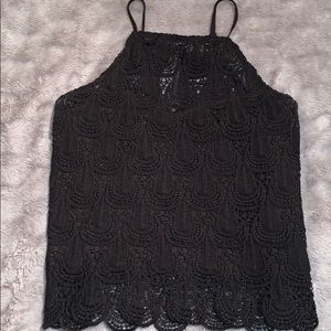 Super cute black spaghetti strap shirt